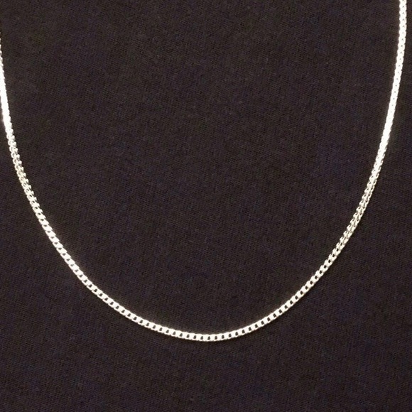 Solid Silver Franco Necklace 2mm 925 Italy Sterling Silver Chain - Picture 3 of 4